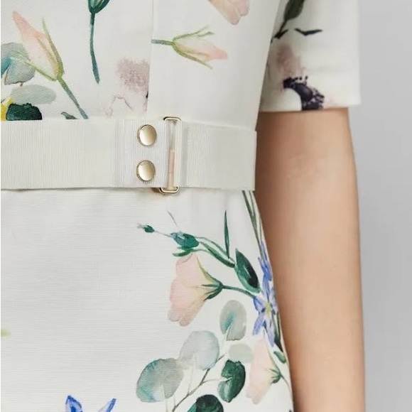 TED BAKER LYLLI ELEGANCE PENCIL DRESS - Picture 7 of 12